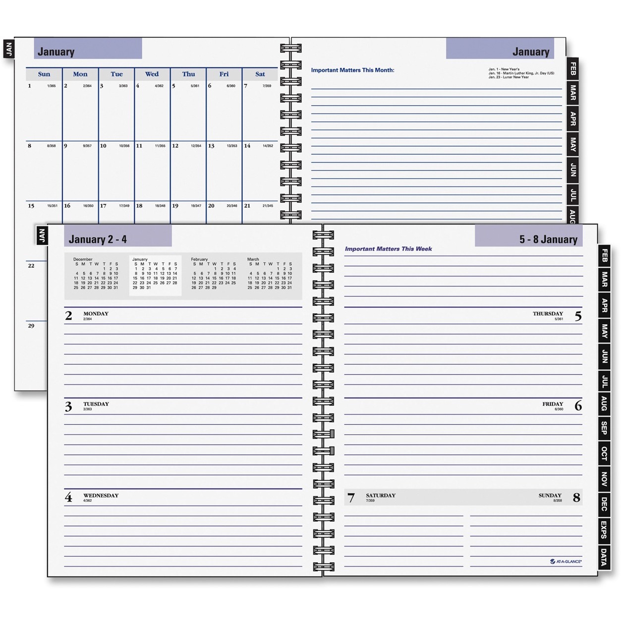 At-A-Glance Weekly/Monthly Planner Refill - Walmart.com