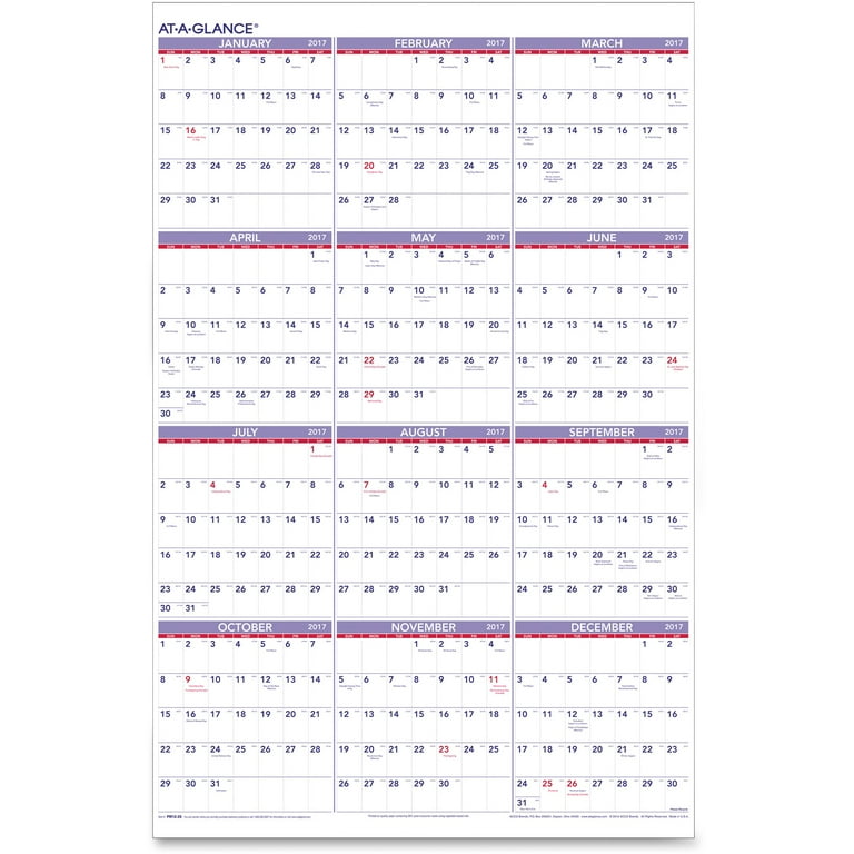 at-a-glance-yearly-wall-calendar-walmart-com
