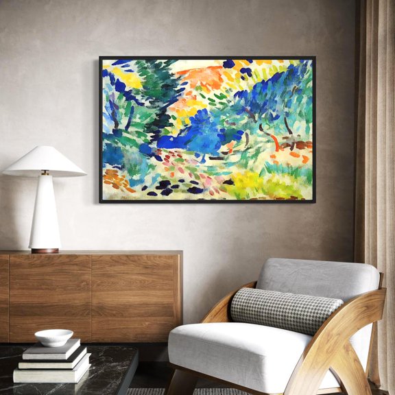 At Collioure Modern Expressionism Wall Art Unframed Paper Print
