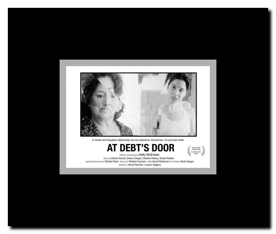 At Debt's Door Framed Movie Poster