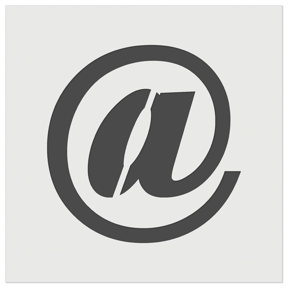 At Email Symbol DIY Cookie Wall Craft Stencil - 11.5 Inch