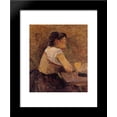 thumbnail image 1 of At Gennelle, Absinthe Drinker 20x24 Framed Art Print by Henri de Toulouse-Lautrec, 1 of 2