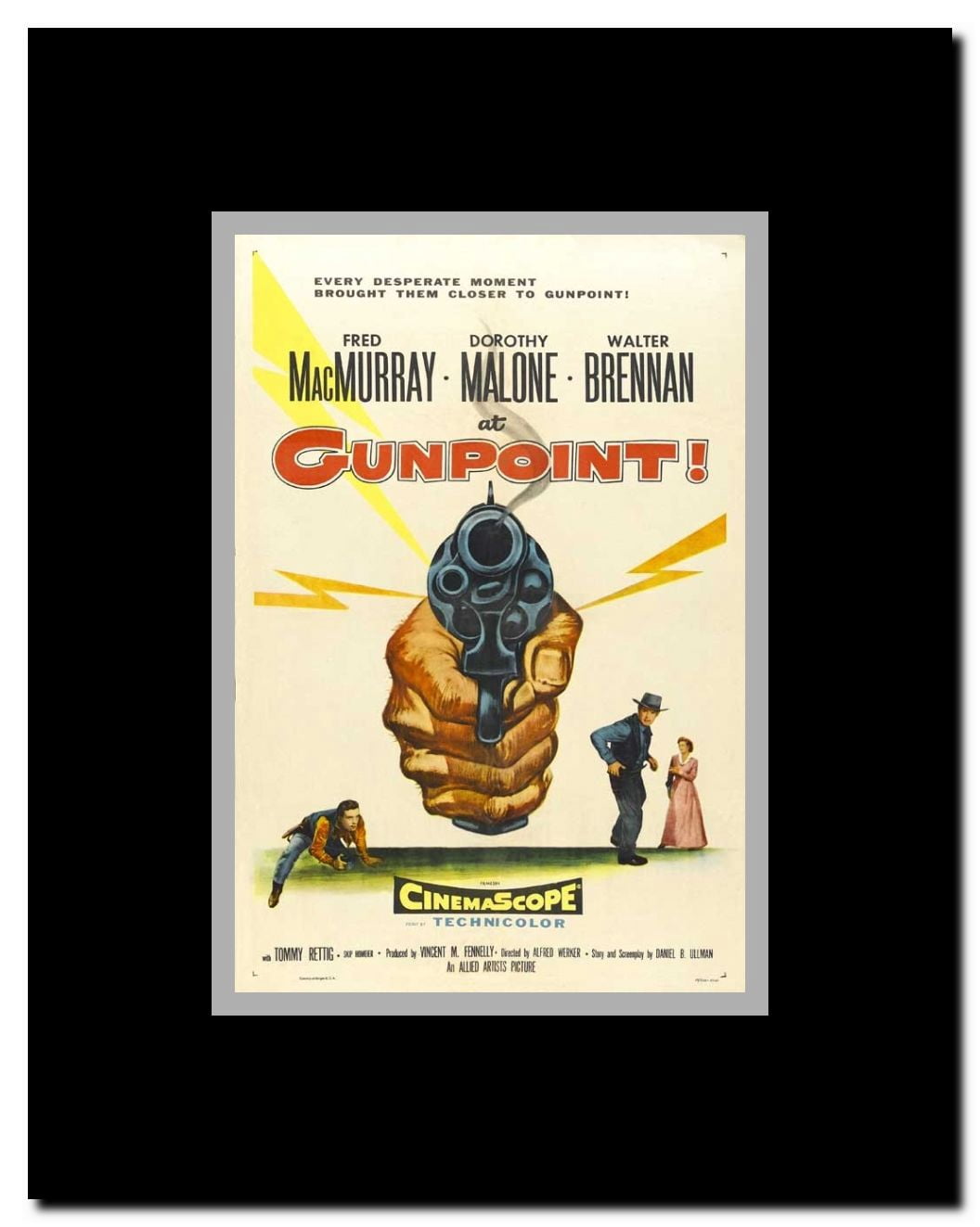 At Gunpoint Framed Movie Poster