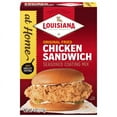 thumbnail image 1 of Louisiana Fish Fry Products At Home Chicken Sandwich Seasoned Batter & Coating Mix, 4.5 oz Box, 1 of 8