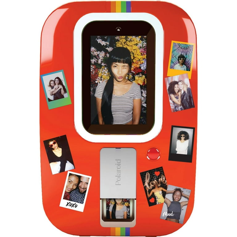 At-Home Instant Red Polaroid Photo Booth