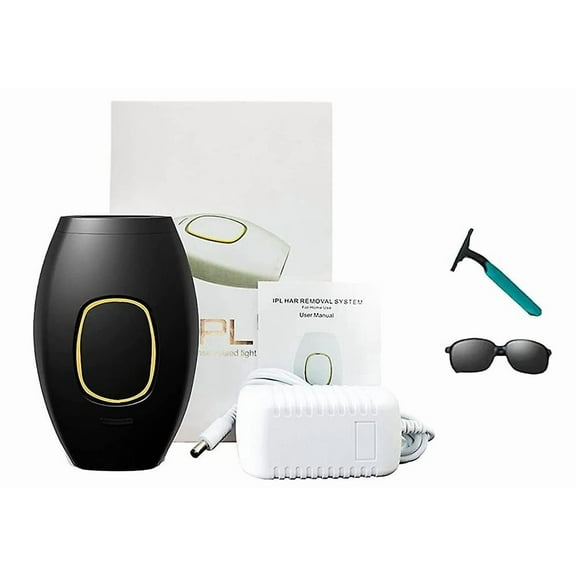 At-Home Laser Hair Removal Hand Device, 5minskin Laser Hair Removal, Light Hair Removal Devices, Laser Hair Removal Devices for Women Men(Black)