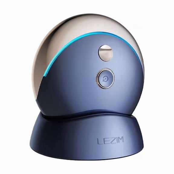 At-Home Multi-Functional Facial Toning Device with Red Light, High-Frequency & Micro-Current for a Firmer-Looking and Radiant Appearance,Dark blue