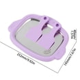 thumbnail image 1 of At-Home Rolled Ice Cream Maker Kit - Instant Freeze Plate with 2 Scrapers, Food-Grade Stainless Steel DIY Ice Cream/Yogurt/Sorbet Tray, Fun Family Activity, 1 of 8