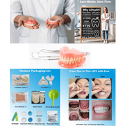 At-Home Smile DIY Care Kit   2 Complete Sets, Custom Fit Smile Accessory, 2 Count DIY Kit