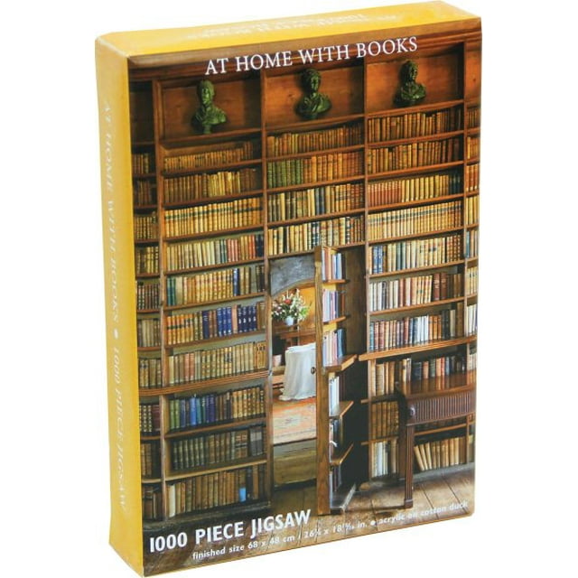 At Home with Books Jigsaw Puzzle (Mixed media product)