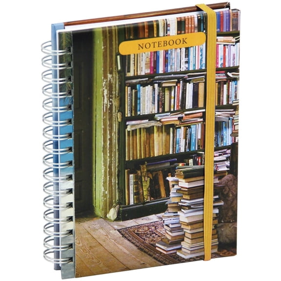 At Home with Books Mini Notebook, (Paperback)