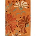 thumbnail image 1 of At Home with the O Handmade Tufted Eastern Orange Wool Rug, 1 of 4
