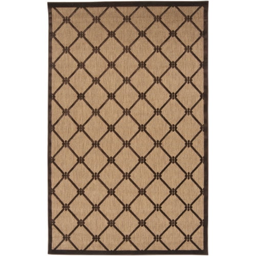 At Home with the O Woven Dorchester Diamond Rug