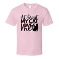 thumbnail image 1 of At Least My Cat Loves Me Tee Kitty Lover Tshirt Feline Love T Shirt, 1 of 1