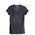 thumbnail image 1 of At My Age I Need Glasses Wine Glasses Champagne Glasses Beer Glasses Women's Fashion Relaxed V-Neck T-Shirt Tee Charcoal Grey, 1 of 3