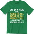 thumbnail image 1 of At My Age I've Done Seen It All Can't Remember It Funny Men's Tee Shirt, 1 of 4