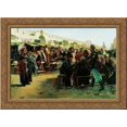 thumbnail image 1 of At Noon 24x20 Gold Ornate Wood Framed Canvas Art by Makovsky, Vladimir, 1 of 2
