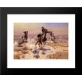 thumbnail image 1 of At Rope's End 20x24 Framed Art Print by Charles M. Russell, 1 of 2