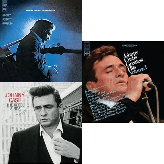 At San Quentin & Rebel Sings (Crystal Clear & Solid Silver LP Vinyl) & Greatest Hits, Volume 1