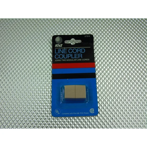 At&T Telephone Line Cord Coupler Female To Female - 460A ,57314