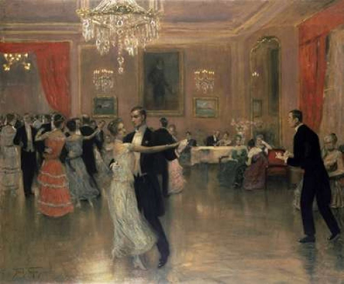At The Ball Canvas Art - Frederick Vezin (20 x 24)