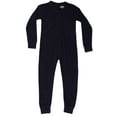 thumbnail image 1 of At The Buzzer Boys Thermal Union Suit - Warm Base Layer for Winter Outdoor Activities (Navy, Boys 7), 1 of 1