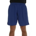 thumbnail image 1 of At The Buzzer Mens Athletic Shorts 77927-BLK-S (Medium, Royal), 1 of 3