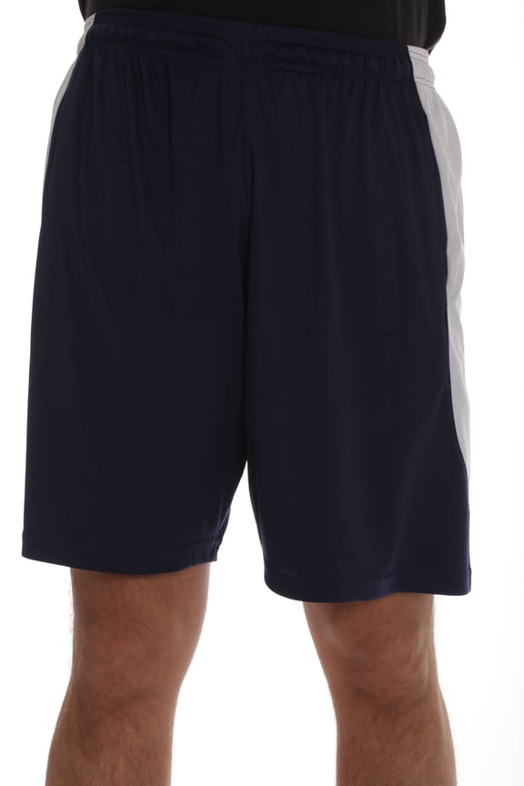 Mens Athletic Shorts 77928-BLKG-S (Navy White, Small)