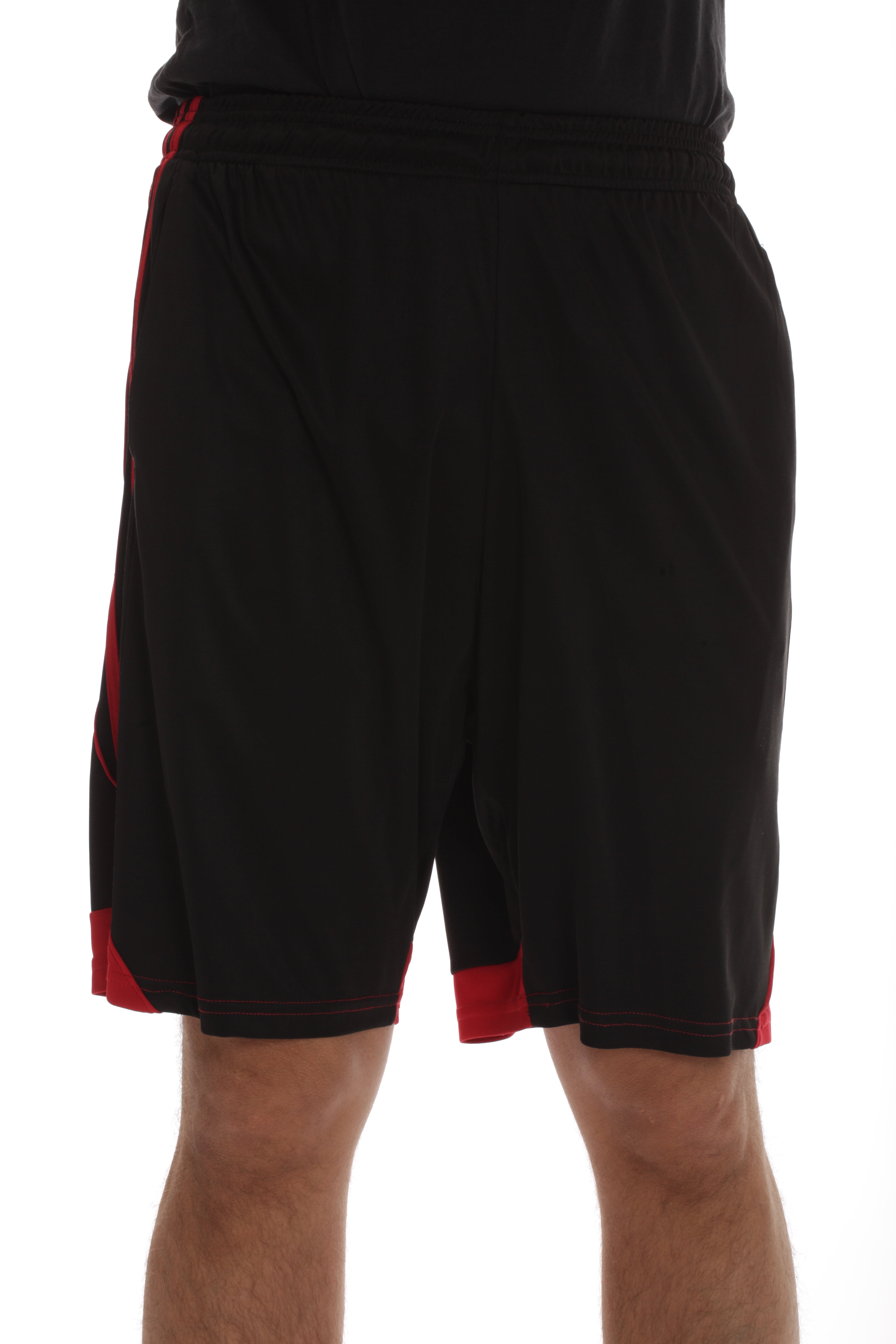 At The Buzzer Mens Athletic Shorts 77929-BB-M (Black, Large