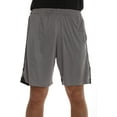 thumbnail image 1 of At The Buzzer Mens Athletic Shorts 77929-BB-M (Grey Black, Large), 1 of 3