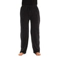 thumbnail image 1 of At The Buzzer Mens Pajama Pant – Jersey Knit Sleep Pant (Black Marled, Small), 1 of 3