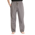 thumbnail image 1 of At The Buzzer Mens Solid Poplin Pajama Pants with Pockets, 1 of 3