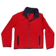 thumbnail image 1 of At The Buzzer Polar Fleece Boys Jacket - Solid (Red / Navy, 8), 1 of 1