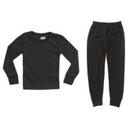 At The Buzzer Thermal Underwear Set for Boys (Black, 18-20)