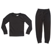 At The Buzzer Thermal Underwear Set for Boys (Black, 4)