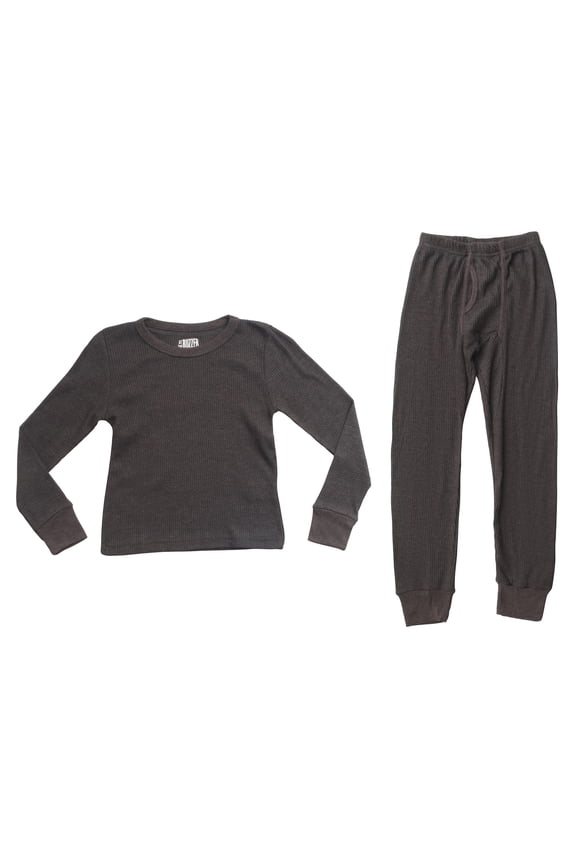 Thermal Underwear Set for Boys (Charcoal, 14-16)