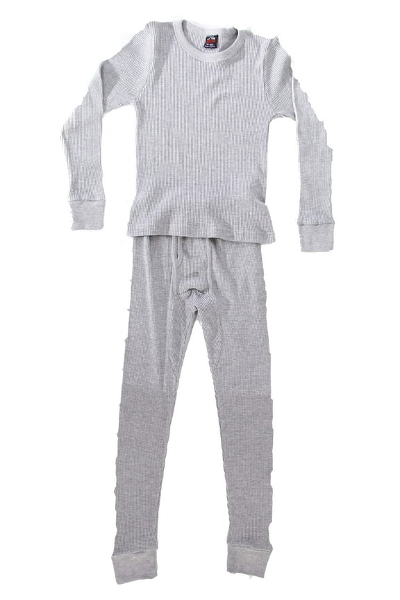 Thermal Underwear Set for Boys (Grey, 5-6)
