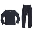 thumbnail image 1 of At The Buzzer Thermal Underwear Set for Boys (Navy, 4), 1 of 1