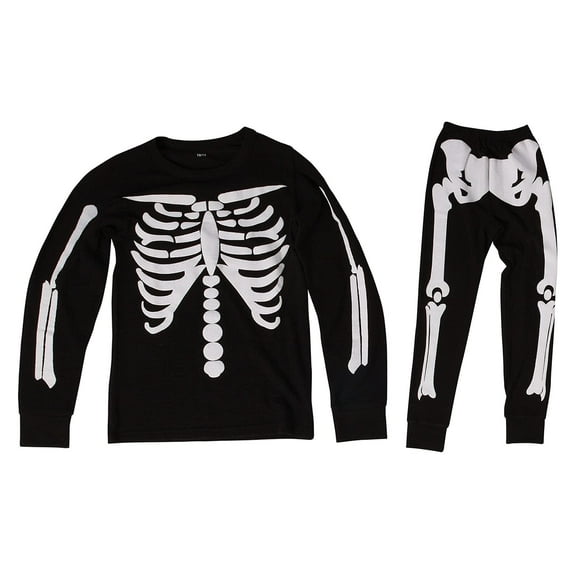 At The Buzzer Thermal Underwear Set for Boys (Skeleton, 4)