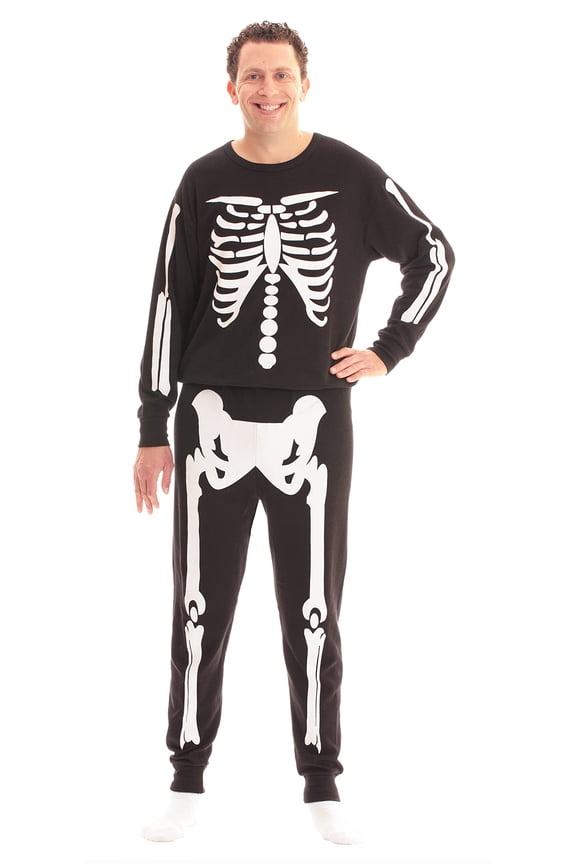 Thermal Underwear Set for Men (Skeleton, Large)