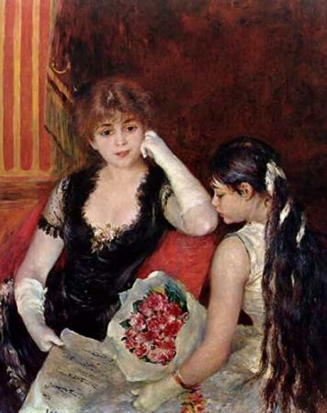 At The Concert Canvas Art - Pierre-Auguste Renoir (22 x 28)