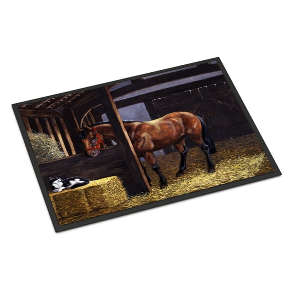At The Gate Springer Spaniel Doormat 24x36