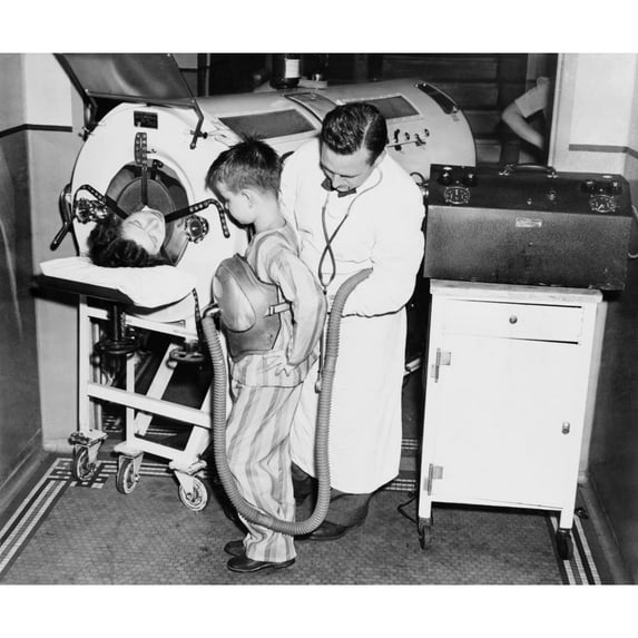 At The Height Of A Polio Epidemic History (36 x 24)