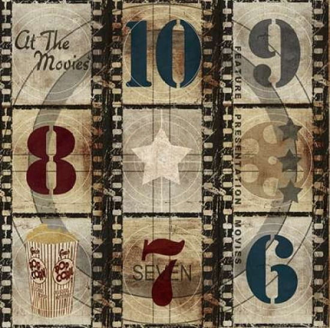 At The Movies Countdown Canvas Art - Evangeline Taylor (24 x 24)