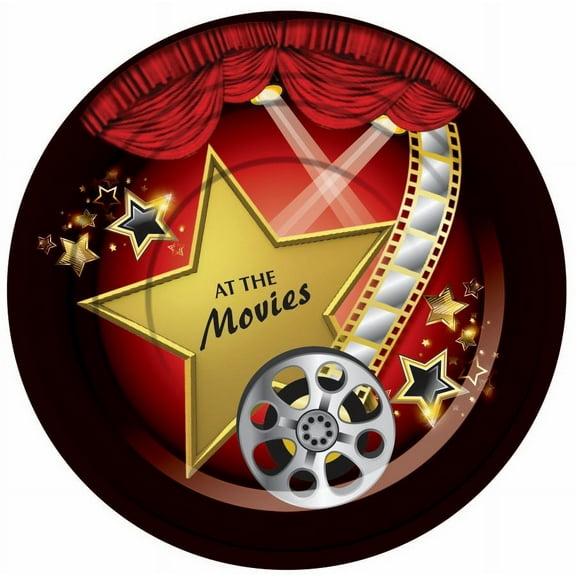 At The Movies Dessert Plate (8 Count)