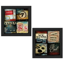 "At The Movies" Framed Wall Art for Living Room & Bedroom Decoration by Mollie B