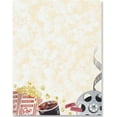 At The Movies Theme Paper Stationery, Border Paper, Letterhead 8.5 x 11