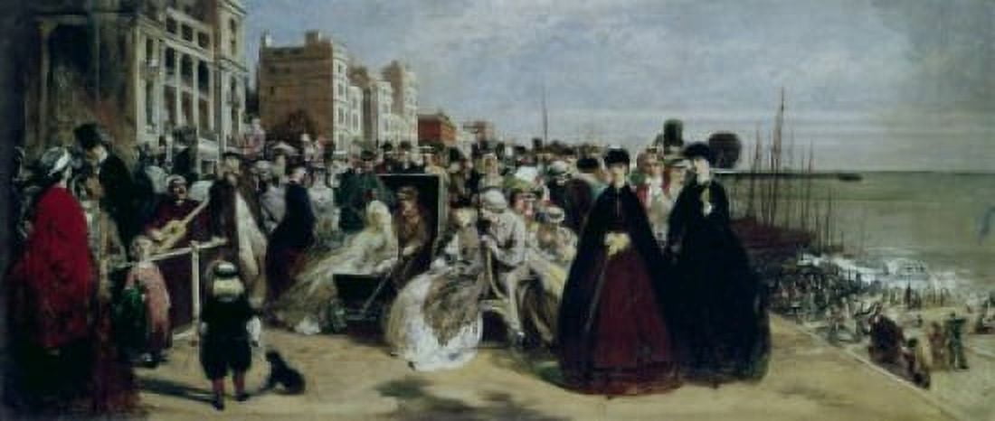 At The Sea Shore Abraham Solomon (1824-1862 British) Canvas Art - Abraham Solomon (18 x 24)
