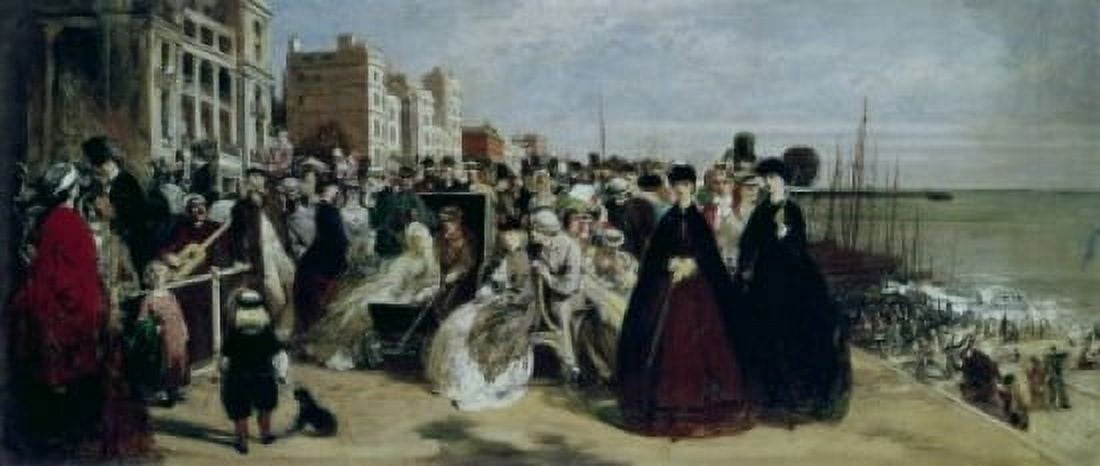 At The Sea Shore Abraham Solomon (1824-1862 British) Canvas Art - Abraham Solomon (24 x 36)