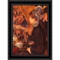 thumbnail image 1 of At The Theatre 20x24 Black Ornate Wood Framed Canvas Art by Renoir, Pierre Auguste, 1 of 2